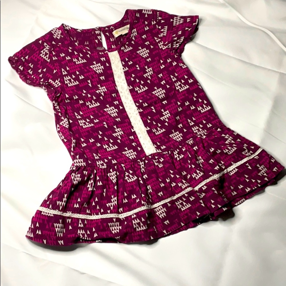 Tucker + Tate Silky Rayon Dress with lace accents